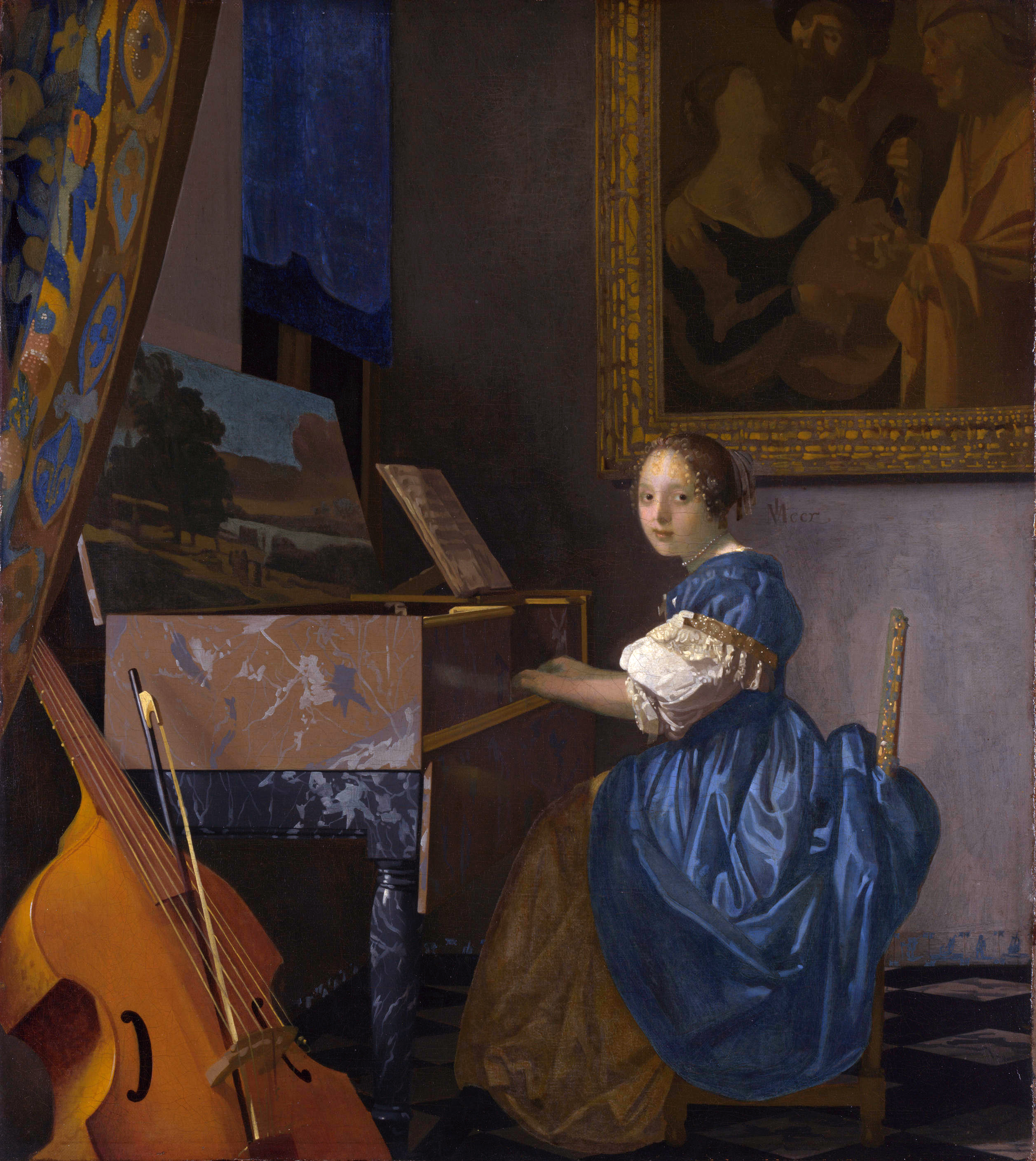 Johannes Vermeer | De zittende klavecimbelspeelster